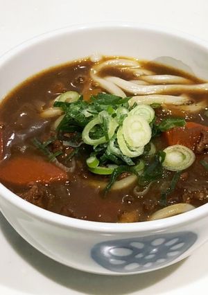 残りカレーで【白だし香るカレーうどん】-レシピのメイン写真