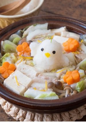 ゆず香る♪豚バラと白菜のみぞれ鍋-レシピのメイン写真