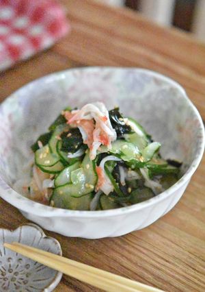 きゅうりとかにかまの中華風酢の物-レシピのメイン写真