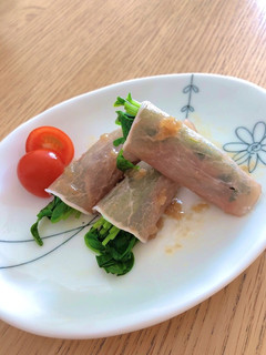 簡単オードブル♪ 豆苗の生ハム巻き-レシピのメイン写真