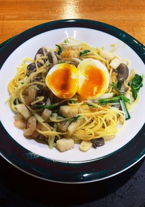 雲丹醤油のシーフードパスタ-レシピのメイン写真