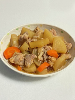 炊飯器で簡単！鶏と大根と人参の煮物-レシピのメイン写真