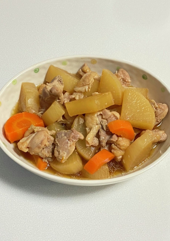炊飯器で簡単！鶏と大根と人参の煮物-レシピのメイン写真