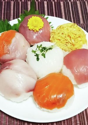 超簡単!祝!200レシピ投稿!手まり寿司-レシピのメイン写真