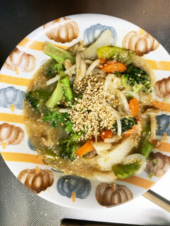 もやしブロッコリー塩きんぴら味野菜炒め-レシピのメイン写真