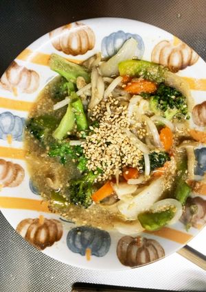 もやしブロッコリー塩きんぴら味野菜炒め-レシピのメイン写真