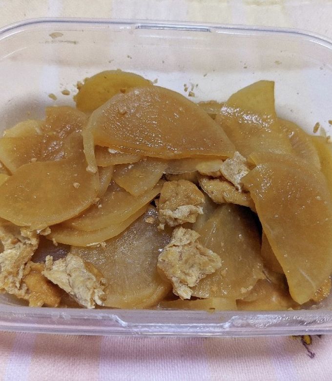 レンジで簡単☆大根と油揚げの味噌煮-レシピのメイン写真