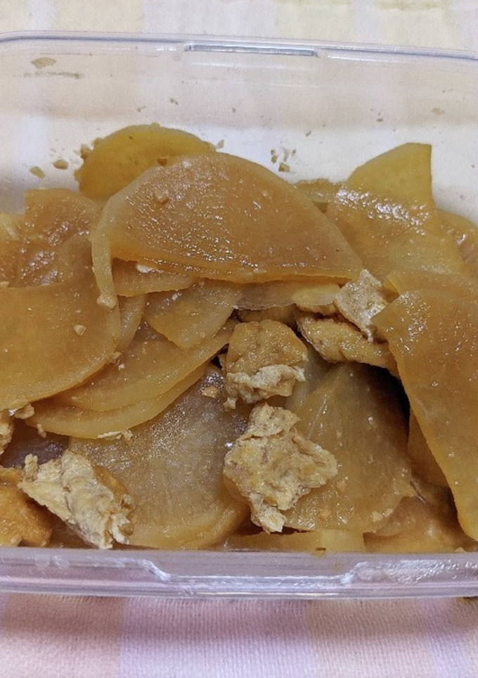 レンジで簡単☆大根と油揚げの味噌煮-レシピのメイン写真