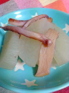 大根とおつまみいかの煮物-レシピのメイン写真