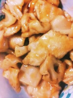 鶏胸肉とれんこんの甘辛あえ-レシピのメイン写真