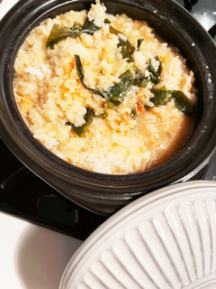 残りお味噌汁+ご飯 雑炊-レシピのメイン写真