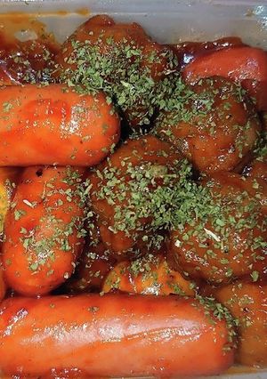 業務スーパーの冷凍の肉団子と里芋アレンジ-レシピのメイン写真