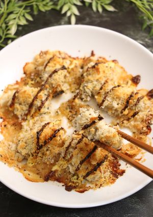 簡単！牡蠣のパン粉焼き　カキフライ風-レシピのメイン写真