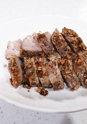 簡単美味しい☆豚肉のメープルナッツ焼き♪-レシピのメイン写真