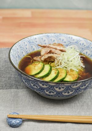 塩麴豚とズッキーニの醤油ラーメン-レシピのメイン写真