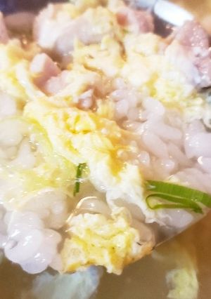 簡単！鶏雑炊-レシピのメイン写真