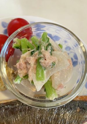 カブとツナのサラダ-レシピのメイン写真