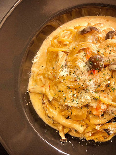 プロ直伝!鮭フレークとキノコの秋パスタ-レシピのメイン写真