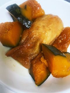 かぼちゃが主役の鶏肉の照り煮-レシピのメイン写真