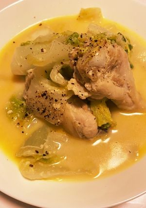 ＊白菜と手羽元のミルクスープ煮込み＊-レシピのメイン写真