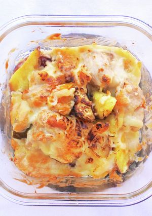 小麦粉・牛乳不使用★鶏マヨのグラタン-レシピのメイン写真