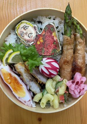 ぺーやん 東リベ キャラ弁 オブアート-レシピのメイン写真