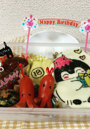 コウペンちゃんの簡単かわいいお弁当-レシピのメイン写真