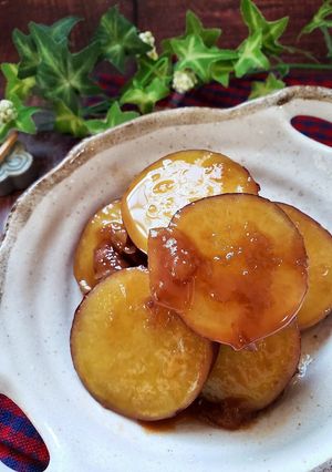 さつまいものはちみつ梅煮-レシピのメイン写真