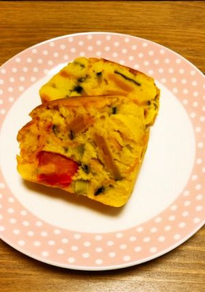カラフル野菜のケーク・サレ-レシピのメイン写真