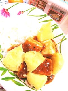 カレー皿で♪ごろごろマーボー-レシピのメイン写真