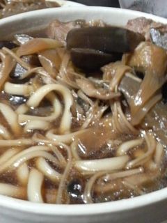 ナスがきいてるおいしいうどん-レシピのメイン写真