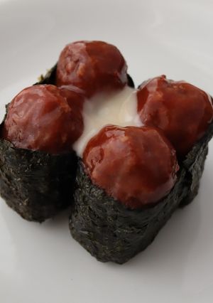 チーズミートボール軍艦-レシピのメイン写真