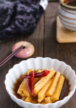 お箸がとまらない♪大根の醤油漬け-レシピのメイン写真