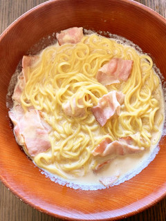 とんこつカルボ-レシピのメイン写真