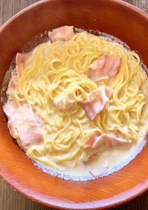 とんこつカルボ-レシピのメイン写真
