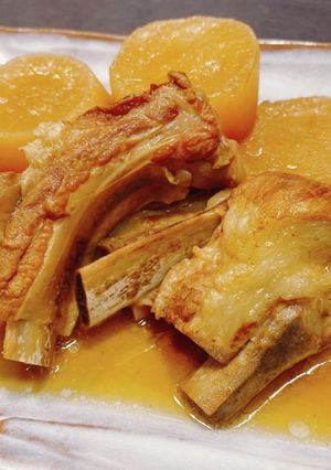 大根とスペアリブの宗田だし煮-レシピのメイン写真