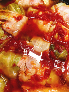 ロールキャベツ鶏トマト風味-レシピのメイン写真