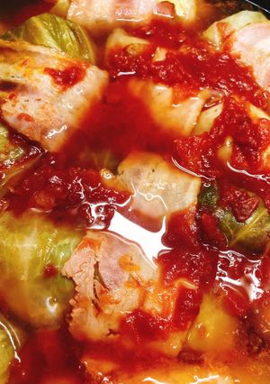 ロールキャベツ鶏トマト風味-レシピのメイン写真