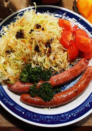 生ソーセージの食べ方(茹でず、蒸し器)-レシピのメイン写真