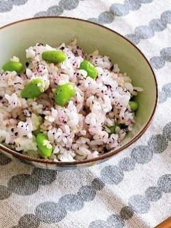 簡単!枝豆ゆかりごはん-レシピのメイン写真