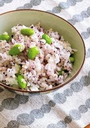 簡単！枝豆ゆかりごはん-レシピのメイン写真