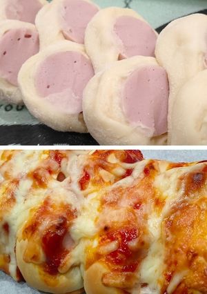 ホームベーカリーで☆魚肉ソーセージパン-レシピのメイン写真