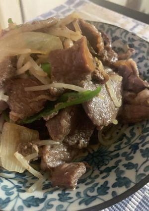 簡単☆フライパンで美味しいジンギスカン☆-レシピのメイン写真