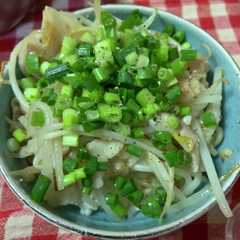 รูปของ ネギ塩豚丼