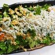 白菜のサラダ 燻製チーズとしらすで!