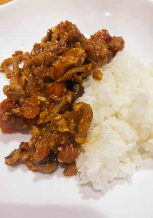 簡単!豆腐と鳥ミンチのキーマカレー-レシピのメイン写真