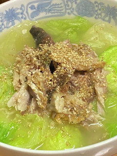 サッポロ一番塩ラーメン・塩サバ乗せ-レシピのメイン写真