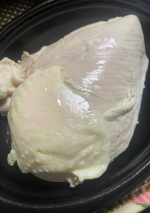 鶏胸肉で作る 茹で鶏-レシピのメイン写真