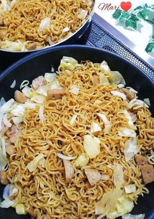 業務スーパーの焼きそば☆わんぱく炒め-レシピのメイン写真