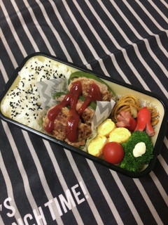 男子中学生弁当11/20ピーマンの肉詰め-レシピのメイン写真